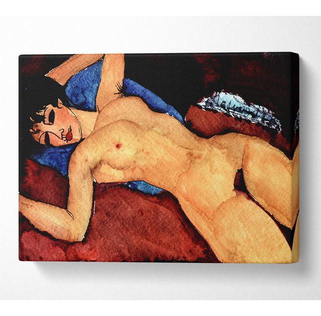 Modigliani Reclining Nude - Print Bright Star Size: 101.6cm H x 142.2cm W x 10cm D on Productcaster.