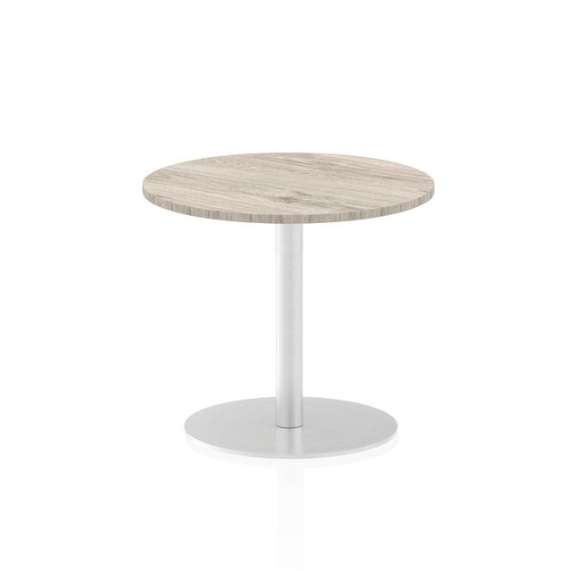 Table Accessories 17 Stories Size: 72.5cm H x 60cm W x 60cm D, Top Finish: Grey Oak on Productcaster.