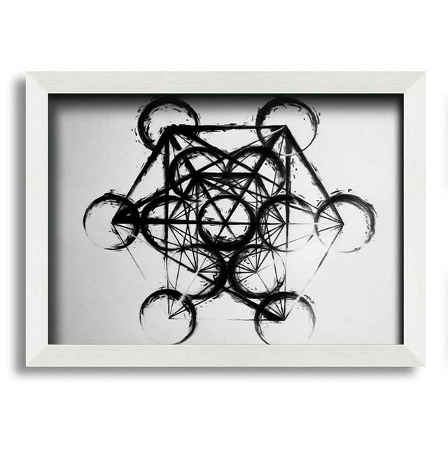 Metatron Cube - Single Picture Frame Art Prints Metro Lane Size: 21cm H x 29.7cm W on Productcaster.