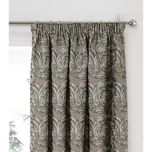 Kaia Room Darkening Curtains Mercer41 Curtain Colour: Natural, Panel Size: 114 W x 183 D cm on Productcaster.