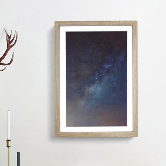 Universe in Abstract Vol.20 - Picture Frame Graphic Art Print East Urban Home Size: 87cm H x 62cm W x 2cm D, Frame Option: Oak Framed on Productcaster.