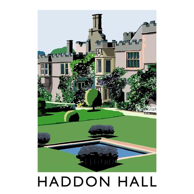 'Haddon Hall' Graphic Art East Urban Home Format: No Frame, Size: 40 cm H x 30 cm W x 1 cm D on Productcaster.