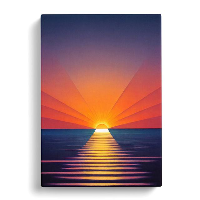 An Sunrise Vol.1 - Wrapped Canvas Graphic Art George Oliver Size: 50cm H x 35cm W x 3cm D on Productcaster.