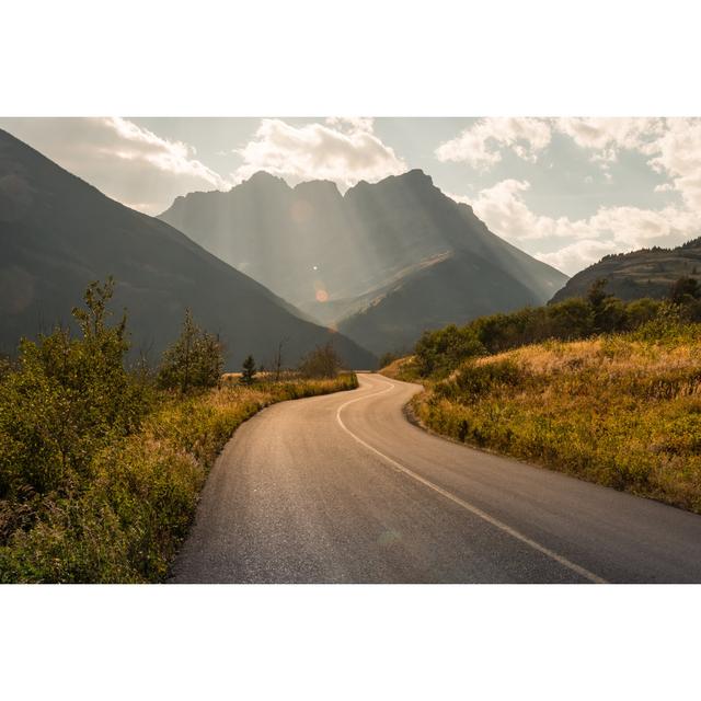 Road Winding Through Waterton National Park, Alberta, Canada by Wildroze - No Frame Print on Canvas Alpen Home Size: 51cm H x 76cm W on Productcaster.