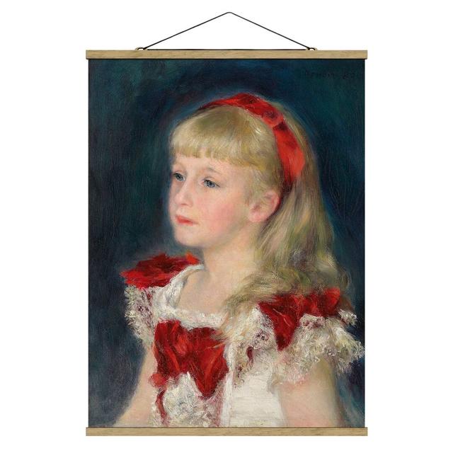 Stoffbild Mademoiselle Grimprel von Auguste Renoir Rosalind Wheeler Größe: 133,5 cm H x 100 cm B x 0,3 cm T on Productcaster.