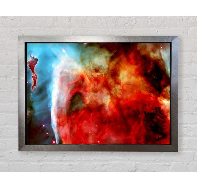 Stunning Colours Of Space - Single Picture Frame Art Prints Bright Star Size: 84.1cm H x 118.9cm W x 3.4cm D on Productcaster.