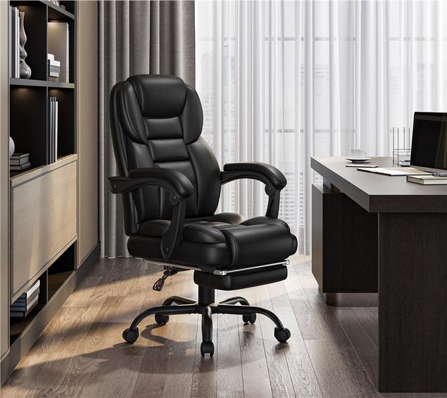 Merito Office Chair with Headrest Inbox Zero Upholstery Colour: Black on Productcaster.