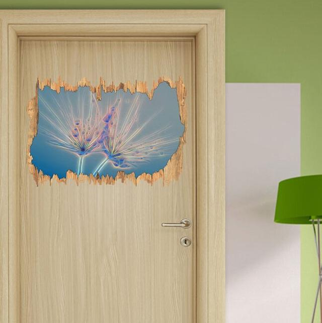 Wandtattoo Pusteblumen mit Tautropfen East Urban Home on Productcaster.