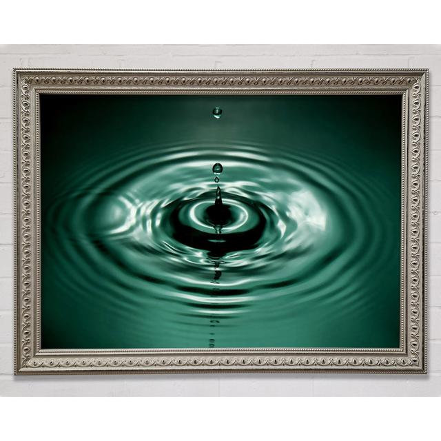 Splash Emerald - Single Picture Frame Art Prints Bright Star Size: 42cm H x 59.7cm W x 3cm D on Productcaster.