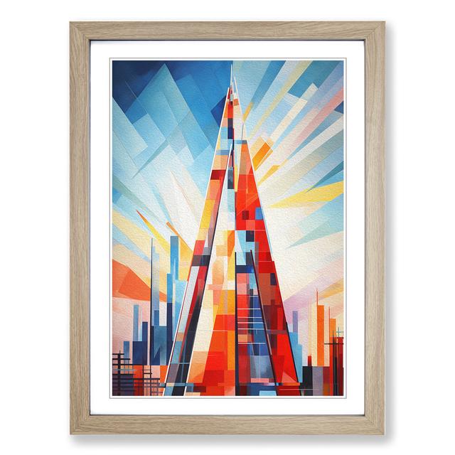 XYZ-FRM-V1223-6140 Print 17 Stories Format: Oak Framed, Size: 64cm H x 46cm W on Productcaster.