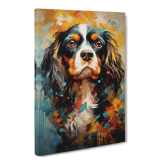 Cavalier King Charles Spaniel Modern - No Frame Art Prints Marlow Home Co. Size: 50cm H x 35cm W x 3cm D on Productcaster.