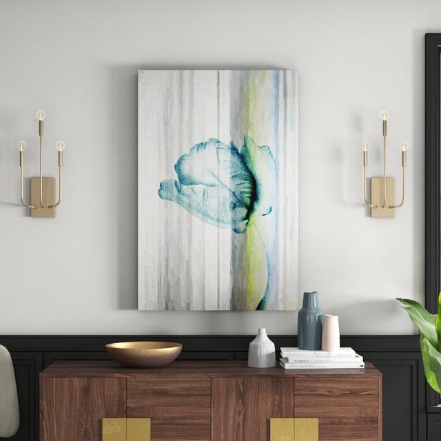 Water Flower by Parvez Taj - Wrapped Canvas Graphic Art Print East Urban Home Size: 114cm H x 76cm W x 5cm D on Productcaster.