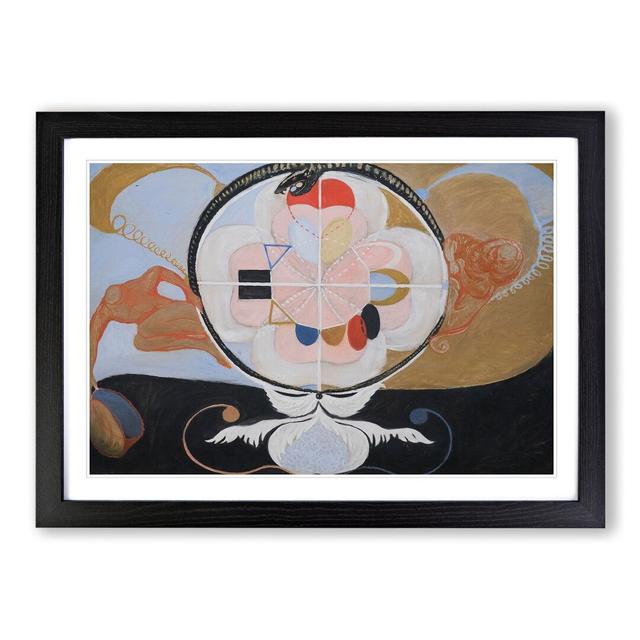 Evolution No.13 by Hilma Af Klint - Picture Frame Painting East Urban Home Size: 36cm H x 48cm W x 2cm D, Frame Option: Black Framed on Productcaster.