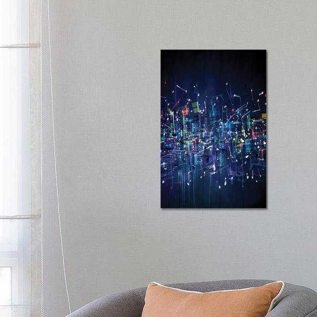 Urban Fireflies by Guillermo Arismendi - Wrapped Canvas Print Metro Lane Size: 66.04cm H x 45.72cm W x 1.905cm D on Productcaster.