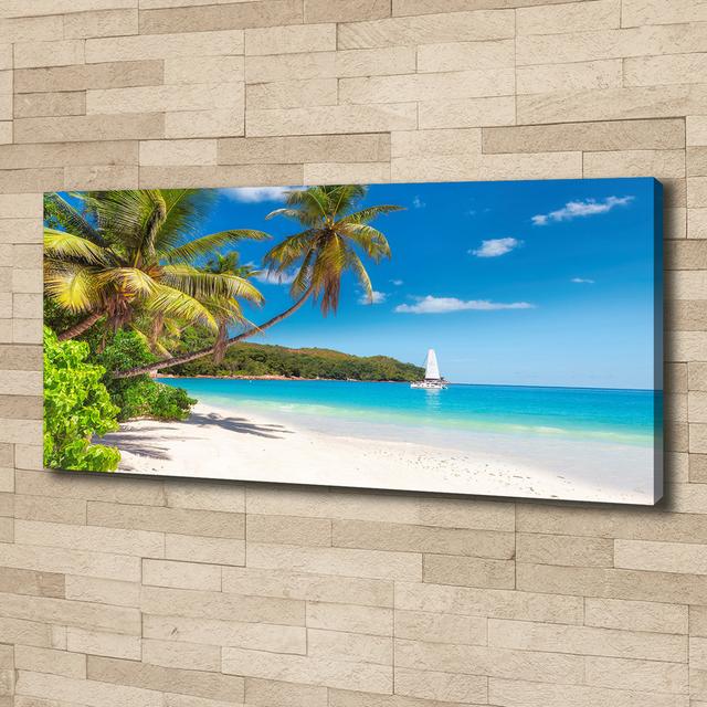 Canvas Print - Wall Art - Prints On Canvas - 125X50 Image Picture Theme: Tropical Beach Highland Dunes on Productcaster.