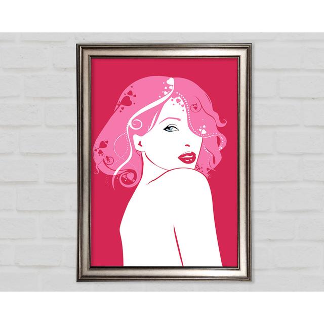 Shocking Pink Female - Single Picture Frame Art Prints Canora Grey Size: 29.7cm H x 21cm W x 1.5cm D on Productcaster.