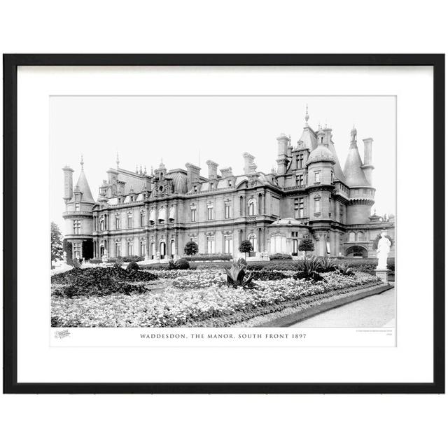 'Waddesdon, the Manor, South Front 1897' by Francis Frith - Picture Frame Photograph Print on Paper The Francis Frith Collection Size: 28cm H x 36cm W on Productcaster.