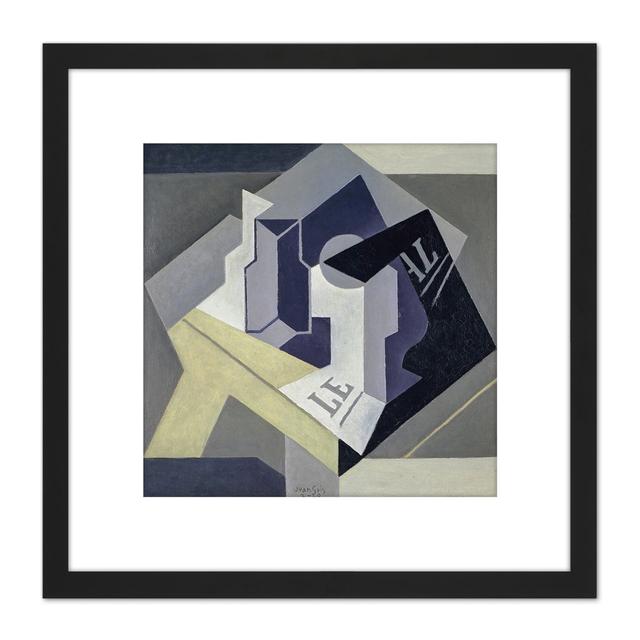 Juan Gris Frutero Y Periodico - Picture Frame Painting Metro Lane on Productcaster.