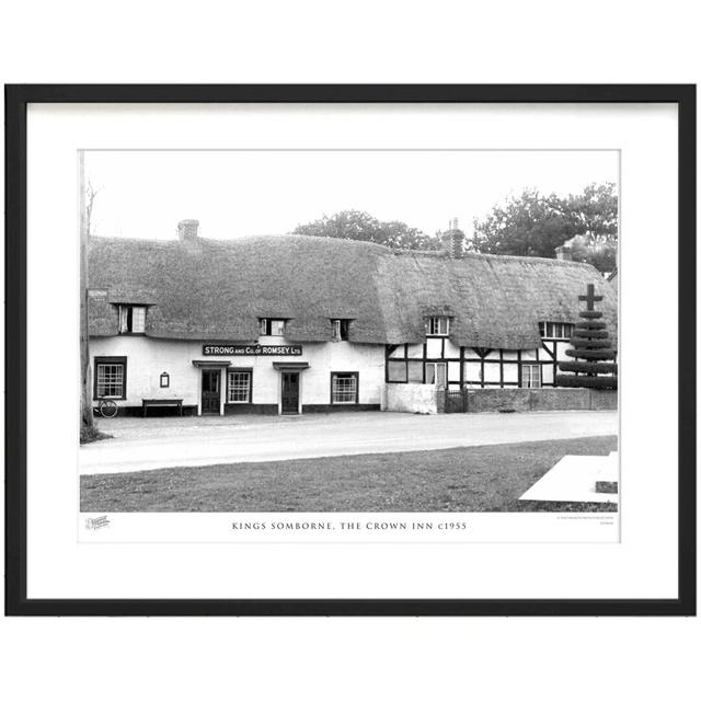 Kings Somborne, The Crown Inn C1955 by Francis Frith - Single Picture Frame Print The Francis Frith Collection Size: 40cm H x 50cm W x 2.3cm D on Productcaster.