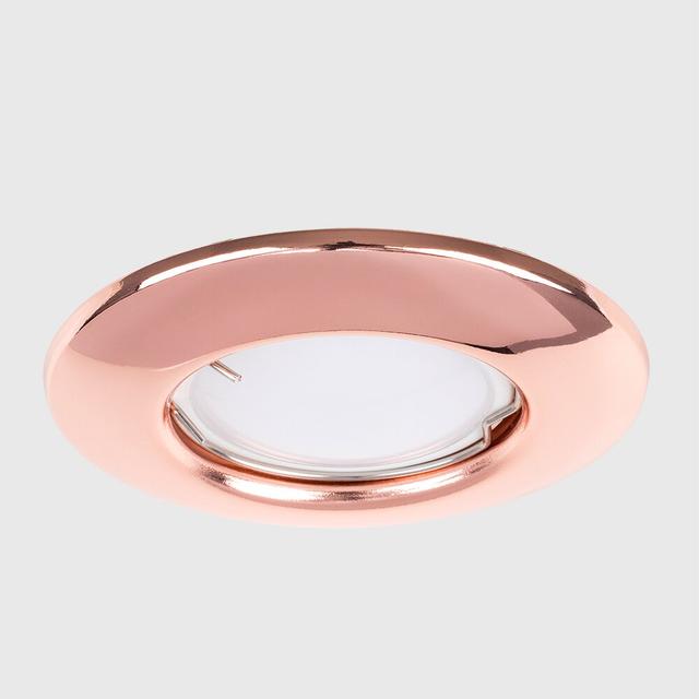 Acker 8.7cm Recessed Lighting Kit (Set of 10) Symple Stuff Trim Finish: Copper on Productcaster.