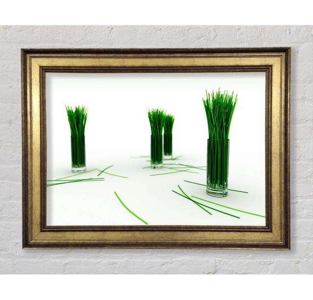 Wheat Glass Grass - Single Picture Frame Art Prints Bright Star Size: 84.1cm H x 142.2cm W x 8cm D on Productcaster.