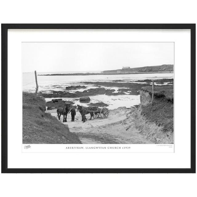 'Aberffraw, Llangwyfan Church C1939' - Picture Frame Photograph Print on Paper The Francis Frith Collection Size: 45cm H x 60cm W x 2.3cm D on Productcaster.