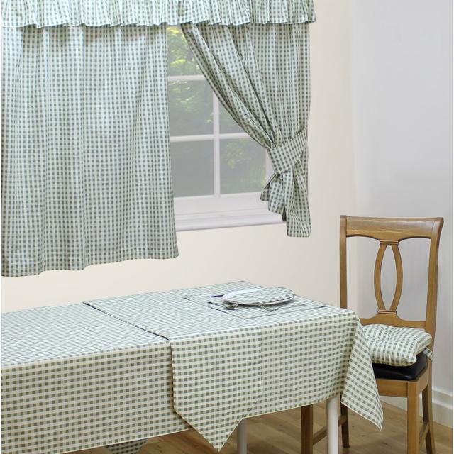 Room Darkening Curtains (Set of 2) Noveltex Panel Size: Width 116 x Drop 106 cm, Colour: Green on Productcaster.