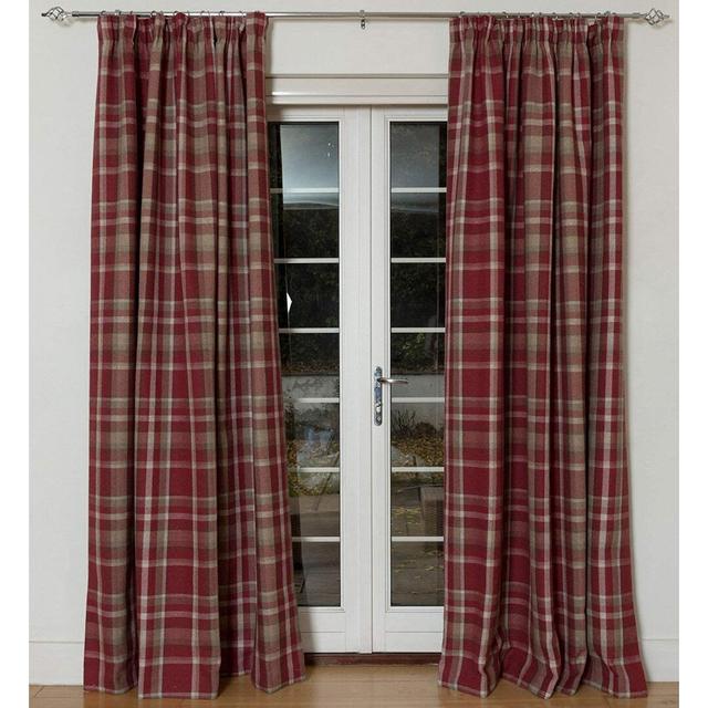 Craut Heritage Tailored Eyelet Blackout Thermal Curtains (Set of 2) Union Rustic Panel Size: 228 W x 228 D cm on Productcaster.