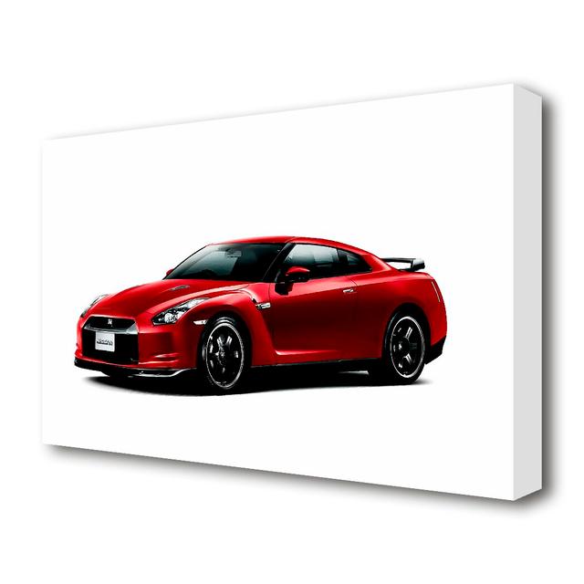 Nissan Skyline -Wrapped Canvas Photograph Print East Urban Home Size: 81.3 cm H x 121.9 cm W x 4.4 cm D on Productcaster.