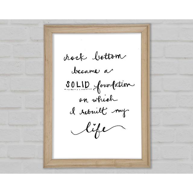 Rock Bottom Framed Print Happy Larry Size: 29.7cm H x 21.1cm W x 1.5cm D on Productcaster.