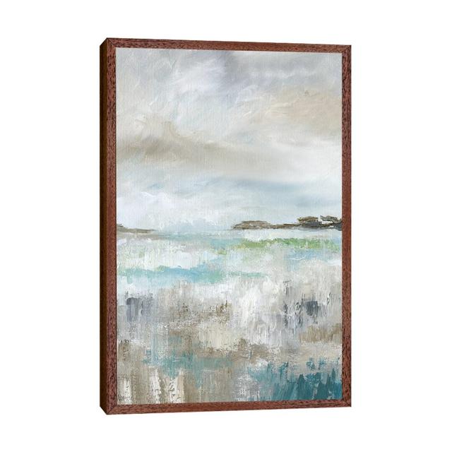 Soft Vista I by Nan - Painting on Canvas Ebern Designs Size: 66.04cm H x 45.72cm W x 3.81cm D, Format: Classic Brown Wood Framed on Productcaster.