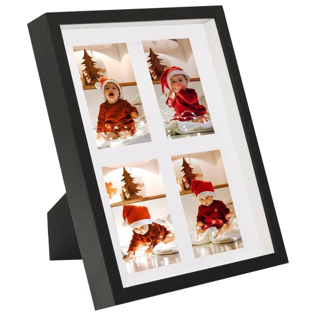 Klima 3 Piece Frame Set (Set of 3) Rosalind Wheeler Size: 35cm H x 28cm W x 0.2cm D, Colour: Black on Productcaster.