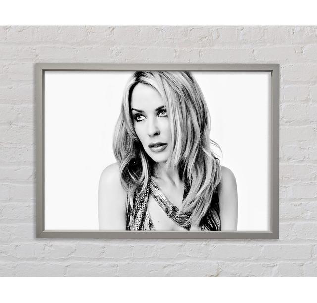 Kylie Minogue Look B N W - Print Bright Star Size: 100cm H x 141.4cm W x 3.3cm D on Productcaster.