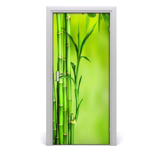 Bamboo Door Sticker East Urban Home Size: 205cm H x 95cm W on Productcaster.