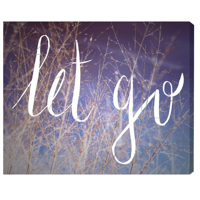 Let Go by Runway Avenue Graphic Art Wrapped on Canvas Oliver Gal Size: 41cm H x 51cm W on Productcaster.