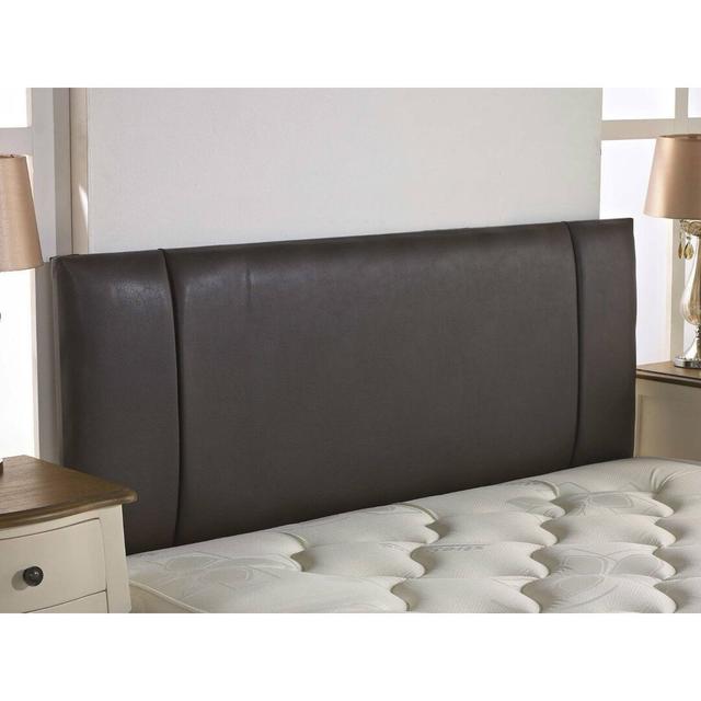 Bouscat Upholstered Headboard Ebern Designs Colour: Brown, Size: Super King (6') on Productcaster.