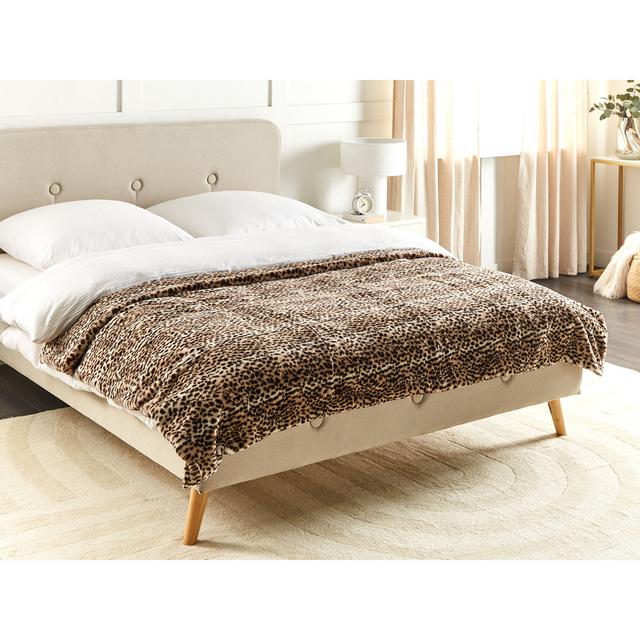 Airon Polyester Animal Print Bedspread Fairmont Park Size: 150 x 200cm Bedspread on Productcaster.