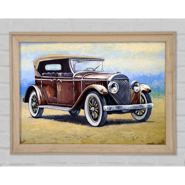 British Vintage Beauty - Single Picture Frame Art Prints Williston Forge Size: 21cm H x 29.7cm W x 1.5cm D on Productcaster.