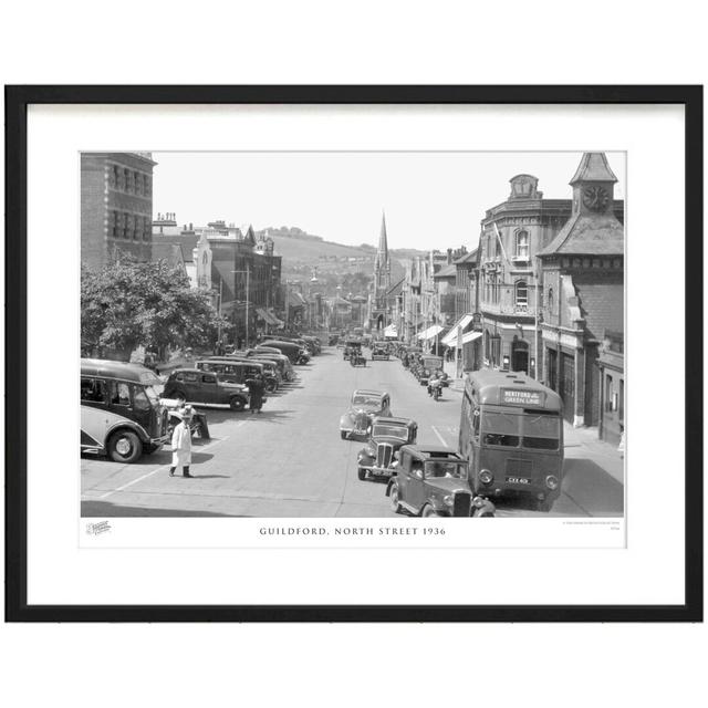 Guildford, North Street 1936 by Francis Frith - Single Picture Frame Print The Francis Frith Collection Size: 28cm H x 36cm W x 2.3cm D on Productcaster.