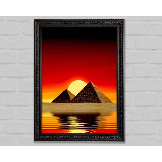 Ägyptische Pyramiden-Reflexionen - Druck Bright Star Größe: 118,9 cm H x 84,1 cm B on Productcaster.