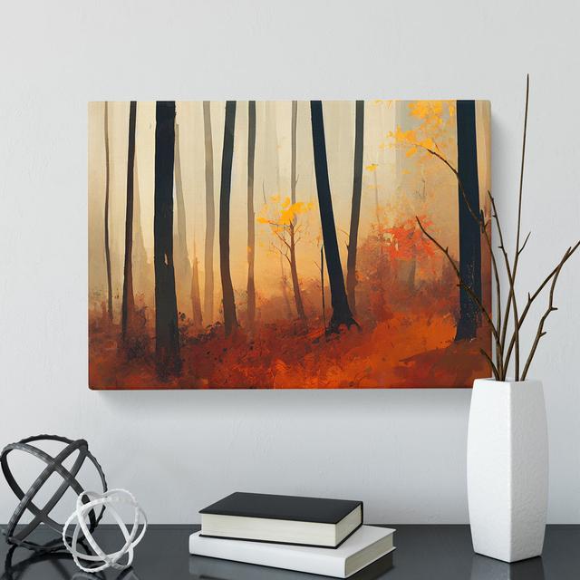 An Edgy Autumn Forest Alpen Home Size: 40cm H x 60cm W x 3cm D on Productcaster.