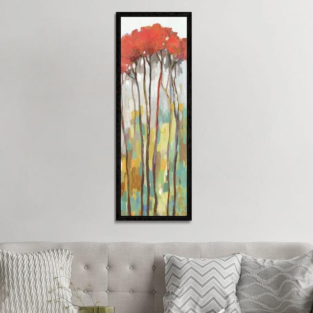 Standing Tall I by Allison Pearce - Panoramic Painting on Canvas Alpen Home Size: 152.4cm H x 50.8cm W x 3.81cm D, Format: Black Framed Canvas on Productcaster.