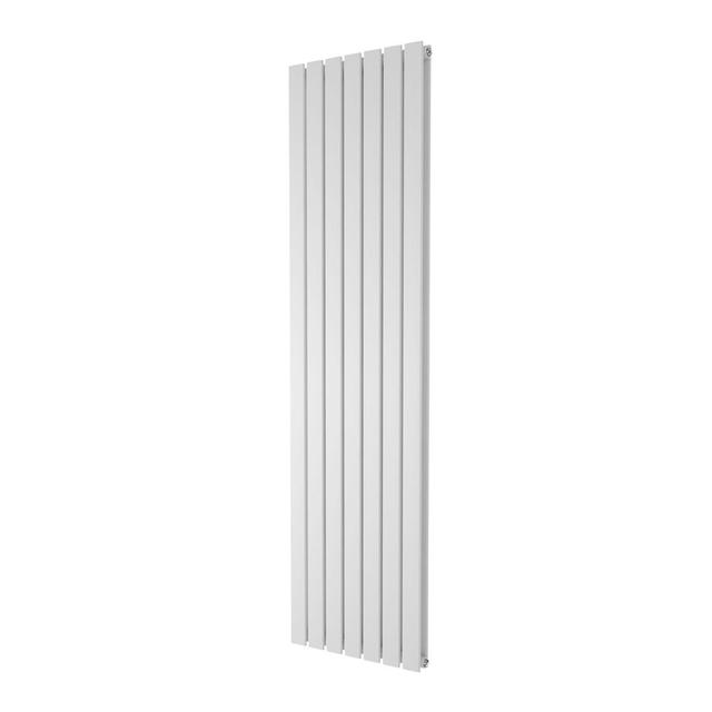 Lourdes Vertical Flat Panel Radiators Belfry Heating Size: 1600mm H x 610mm W, Radiator Colour: White on Productcaster.