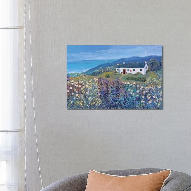 A Place By The Sea by Jo Grundy - Wrapped Canvas Painting ClassicLiving Size: 45.72cm H x 66.04cm W x 3.81cm D on Productcaster.