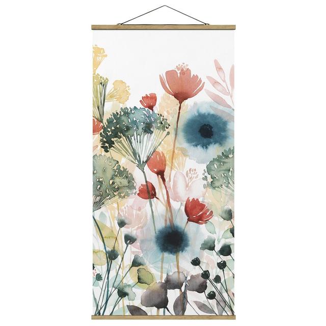 Wildflowers in Summer I - Painting Print Rosalind Wheeler Size: 100cm H x 50cm W x 0.3cm D on Productcaster.