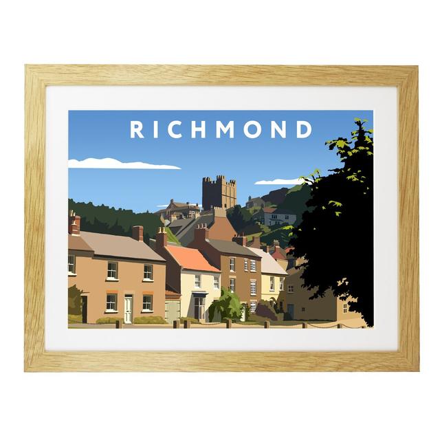 'Richmond 4' by Richard O'Neil - Print East Urban Home Format: Oak Wood Frame, Size: 44 cm H x 54 cm W x 2.2 cm D on Productcaster.