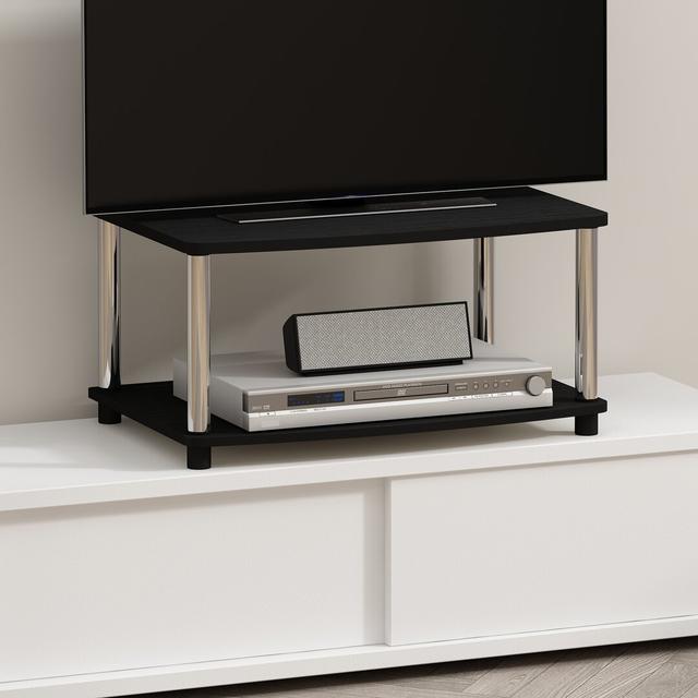 Amritpal TV Stand for TVs up to 24" 17 Stories Colour: Americano/Chrome on Productcaster.