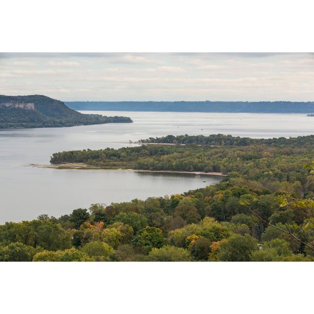 Gologan Lake Pepin, Mississippi River by John Brueske - Wrapped Canvas Art Prints Alpen Home Size: 61cm H x 91cm W x 3.8cm D on Productcaster.