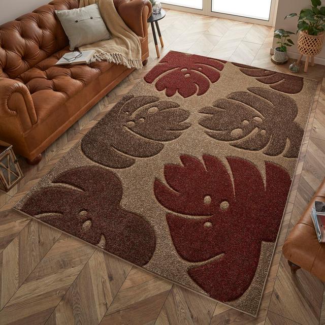 Noam Tufted Red/Brown Rug Lark Manor Rug Size: Rectangle 120cm x 170cm on Productcaster.