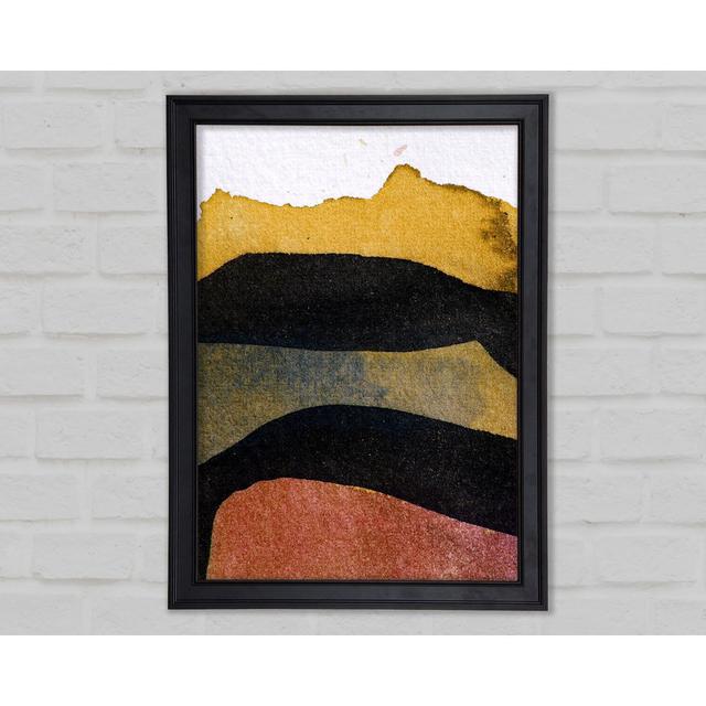 Tiger Stripes Framed Print Ivy Bronx Size: 29.7cm H x 42cm W x 1.5cm D, Format: Matte Black Framed Paper on Productcaster.